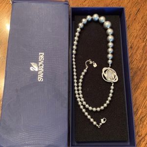 SWAROVSKI Crystal Grey Pearl Necklace